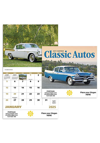 Custom Classic Autos Stapled Triumph Calendars