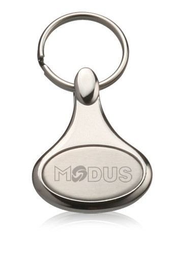 Oval Metal Keychains