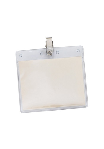 Clear Horizontal Vinyl Pouches with Clip | SUVP1