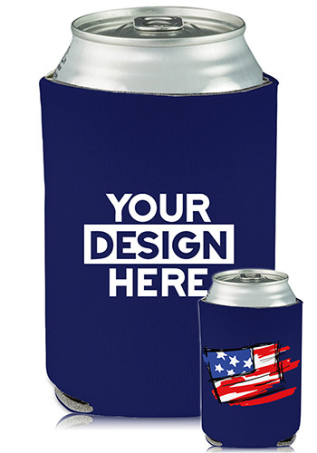 Wholesale Collapsible Can Coolers Patriotic Print
