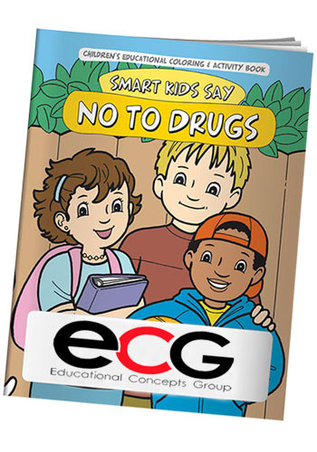 Promotional Coloring Books: Smart Kids Say No To Drugs