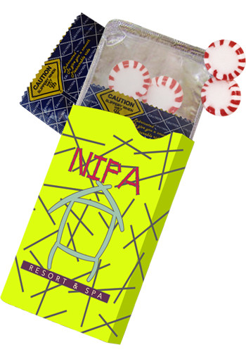 Personalized Condom And Mints In Sleeve