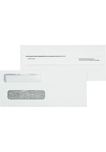 Personalized Confidential 2-Window Self Seal Envelope