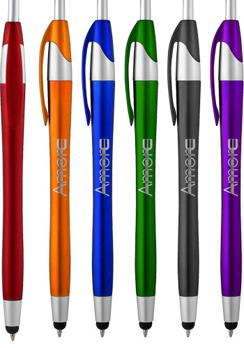 Wholesale Cougar Metallic Ballpoint Pen Styluses