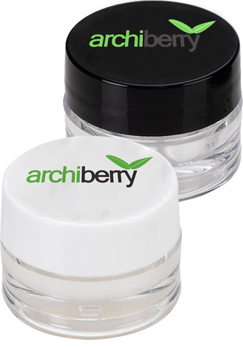 Promotional 1 x 1.50 in. Single Jar Cap with Mints