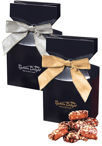 Wholesale 5 oz. English Butter Toffee in Navy Blue Gift Box