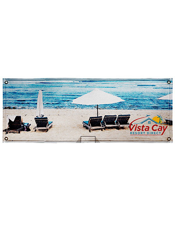 Customized 8W x 3H ft. Mesh Vinyl Single-Sided Banners