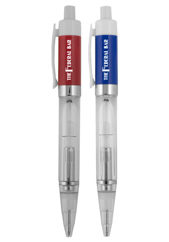Custom Light Up Pens with White Color LED Light
