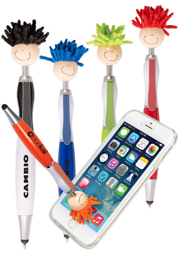 Customized MopTopper Screen Cleaner with Stylus Pens