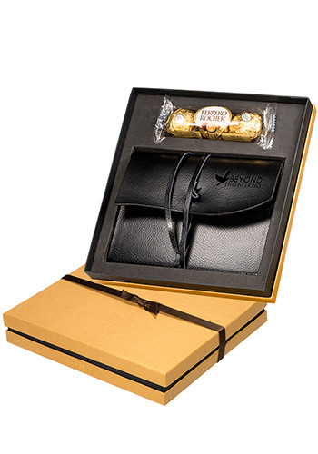 Wholesale Ferrero Rocher Chocolates & Leather Journal Gift Set