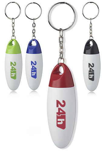 Promotional Dallas Plastic Pill Bottle Keychains