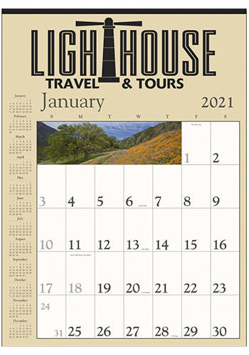 Custom Decorator Memo (Tan) Triumph Calendars | X11365 - DiscountMugs