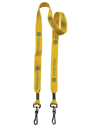 Customized Double Ended Lanyards with Metal Crimp and Lobster Claws