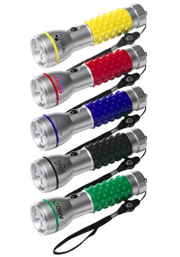 Easy-Grip Colored Flashlights