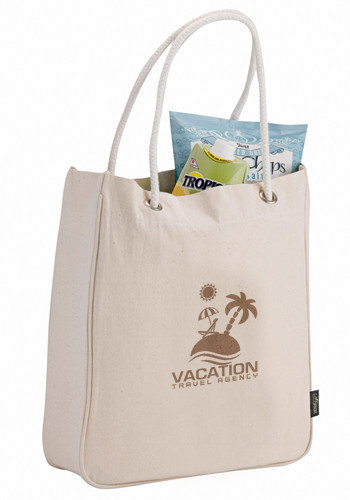 Personalized Essential Organic Cotton Carry-All Tote Bags | LE790105 ...