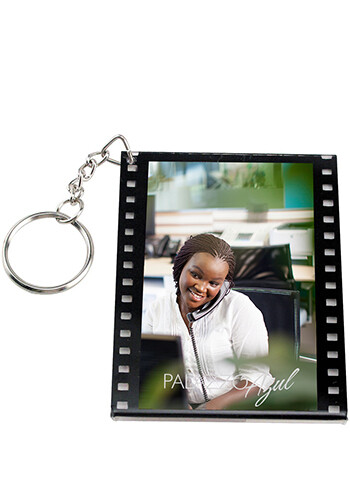 Customized Filmstrip Slip-In Photo Keytag