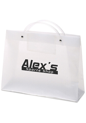 Promotional Foil Hot Stamp Plastic Shopping Bags