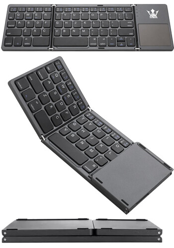 Custom Foldable Bluetooth Keyboard Touch Pad