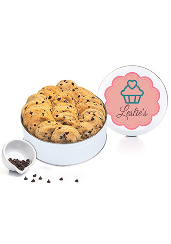 Personalized Fresh Beginnings Chocolate Chip Gourmet Cookie Tin