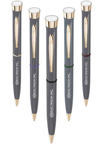 Promotional Garland® Recycled High Gloss Pen with Gold Accents