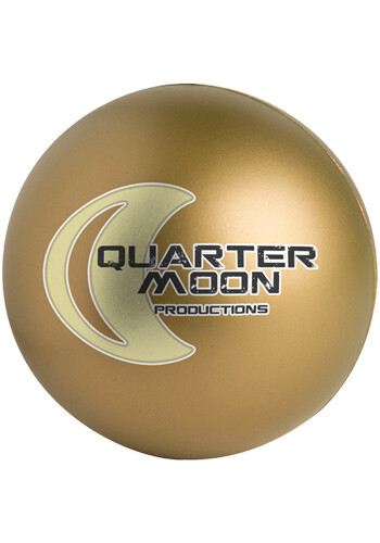Personalized Golden Ball Squeezie Stress Reliever