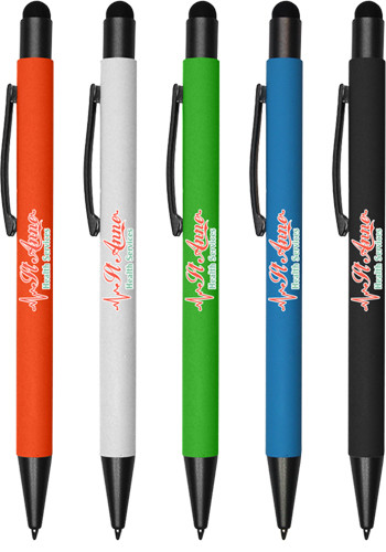 Customized Halcyon Metal Pen-Styluses - Full Color