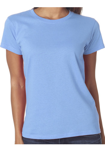 Printed Hanes Women's Jersey Tees | 5680 - DiscountMugs