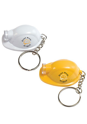 Hard Hat with Light Keychains