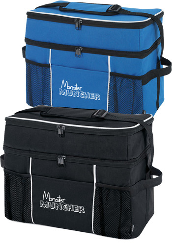 Personalized Koozie® Can Double-Compartment Kooler Bags