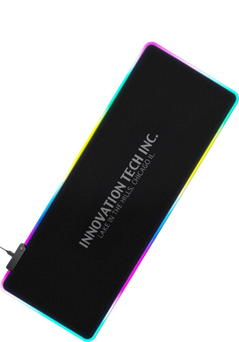 Customized Large RGB Gaming Mouse Pad with Lights