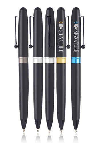 Personalized Lenox Metal Barrel Pens