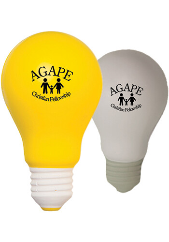 Promotional Light Bulb Stress Balls