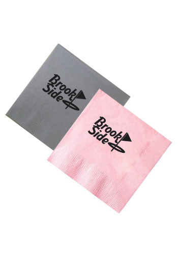 Customized Light Tone Colored 2-Ply Beverage Napkins