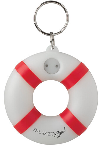 Personalized Light Up Floating Lifesaver Keytag