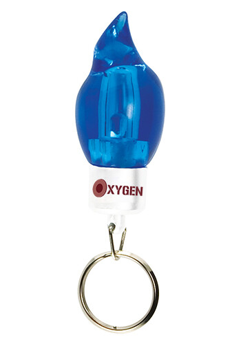 Personalized Light Up Natural Gas Flame Keytag