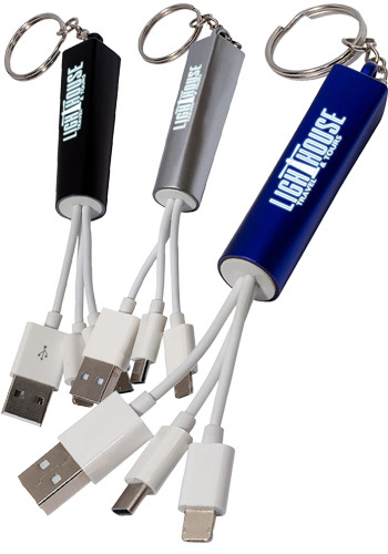 Custom Light-Up-Your-Logo Cable Set