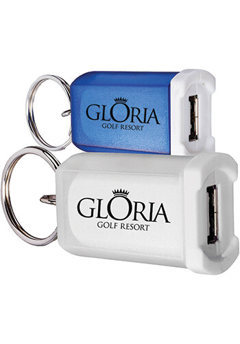 Personalized Lightweight Mini Car Chargers with Key Ring