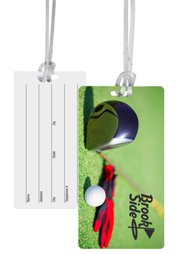 Promotional Luggage Tags with Clear Straps