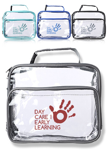 Personalized Lunar Clear Lunch Bags