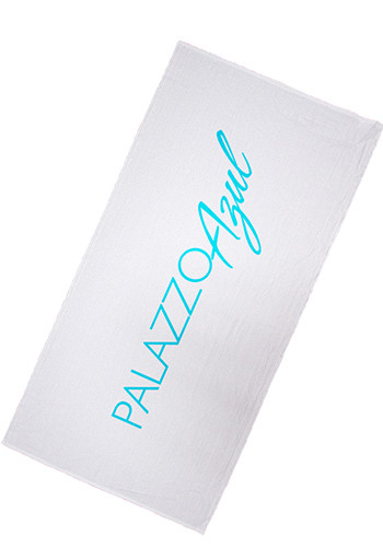 Customized Made in USA Velour Beach Towels