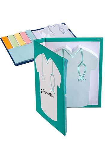 Personalized Medical Scrub Sticky Notes Books