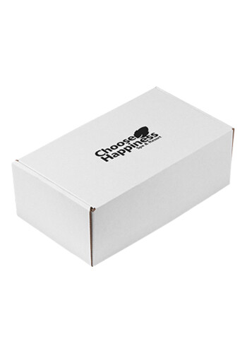 Customized Medium White Matte Corrugated Mailer Box