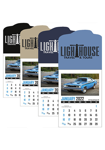 Customized Memorable Muscle Stick Up Grid Calendars