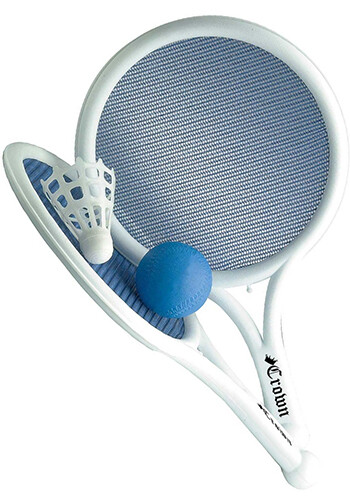 Personalized Mesh Paddle Ball and Birdie Game