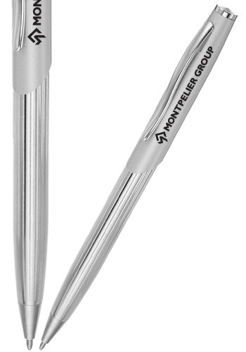 Ridged Body Metal Ballpoint Pens | MP225