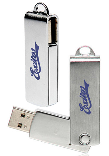 Bulk Metal Swivel 16GB USB Flash Drives