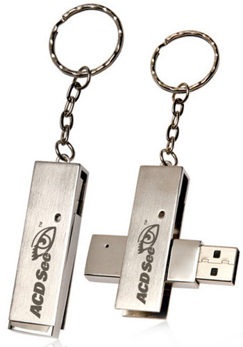 Metal Swivel USB 4GB Flash Drives | USB0304GB