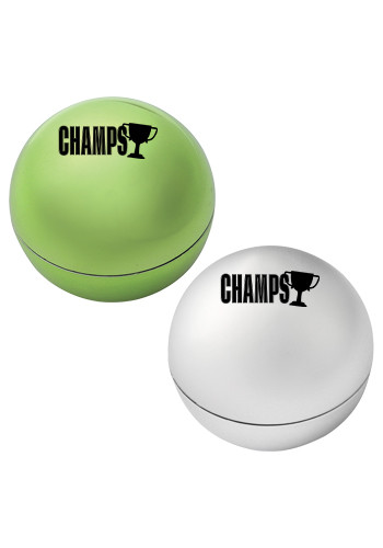 Personalized Metallic Non-SPF Raised Lip Balm Balls