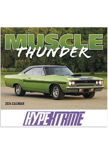 Promotional Muscle Thunder - Stapled Calendars