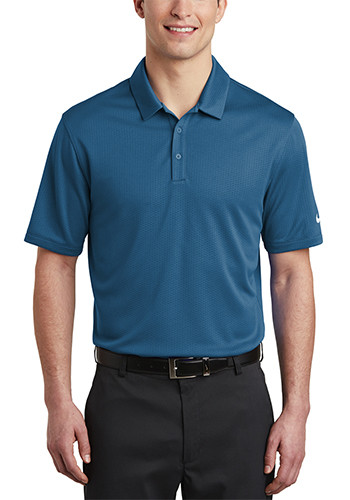 Custom Nike Dri FIT Hex Textured Polos | SANKAH6266 - DiscountMugs